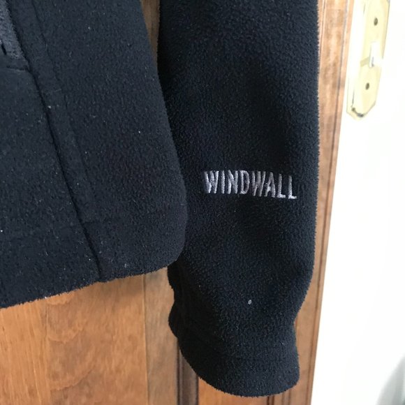 The North Face Windwall Zip-Up Black Jacket Small - Picture 6 of 12
